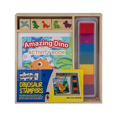 Wooden Dinosaur Stamper / Activity Set